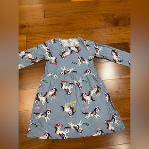 H&M Light Blue Long Sleeve Dress-size 8/10